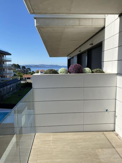 Precioso Apartamento Con Terraza Y Piscina En Portonovo-Sanxenxo Dış mekan fotoğraf